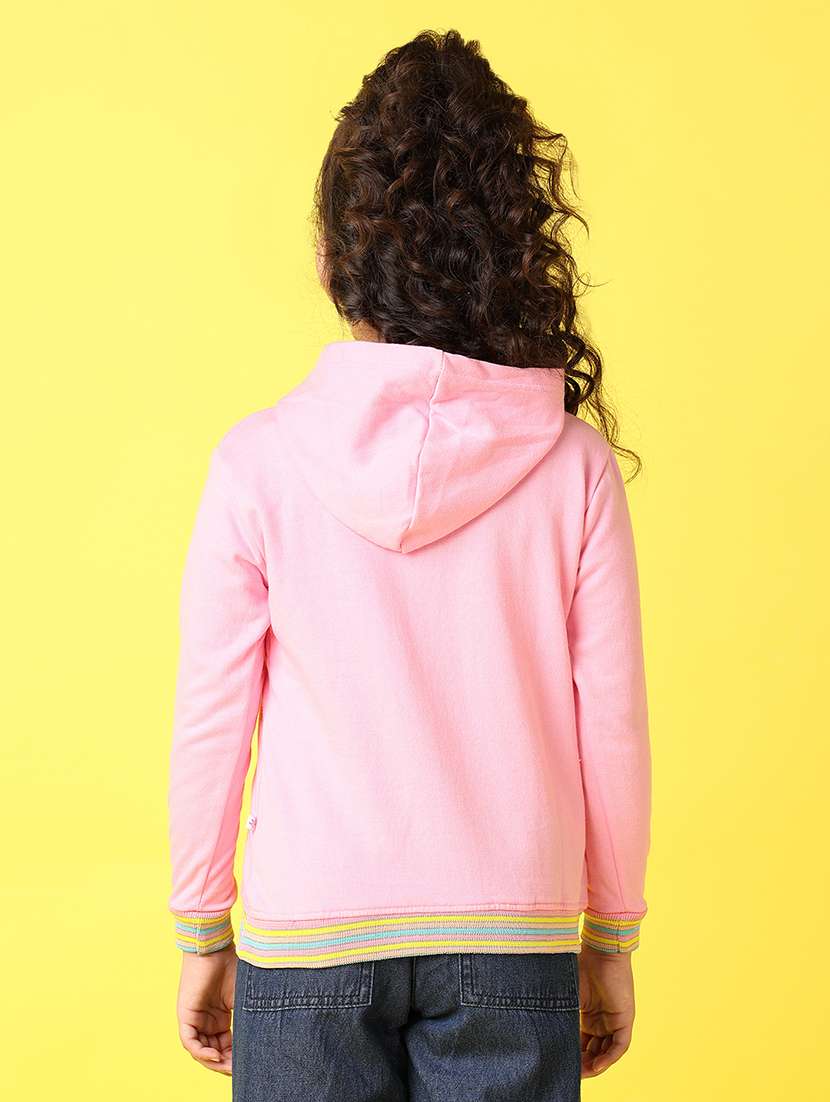 kids pink long sleeves sweatshirt - 21498548 -  Standard Image - 3
