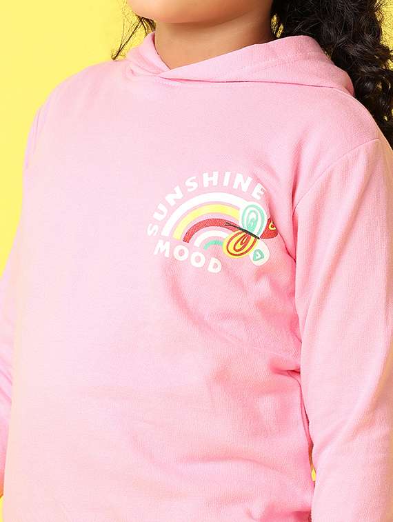 kids pink long sleeves sweatshirt - 21498548 -  Standard Image - 5