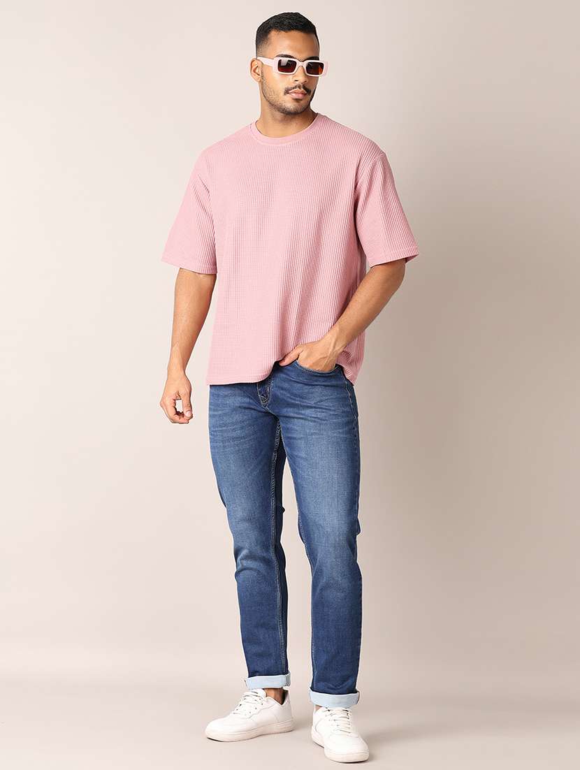 men round neck solid t-shirt - 21498658 -  Standard Image - 3