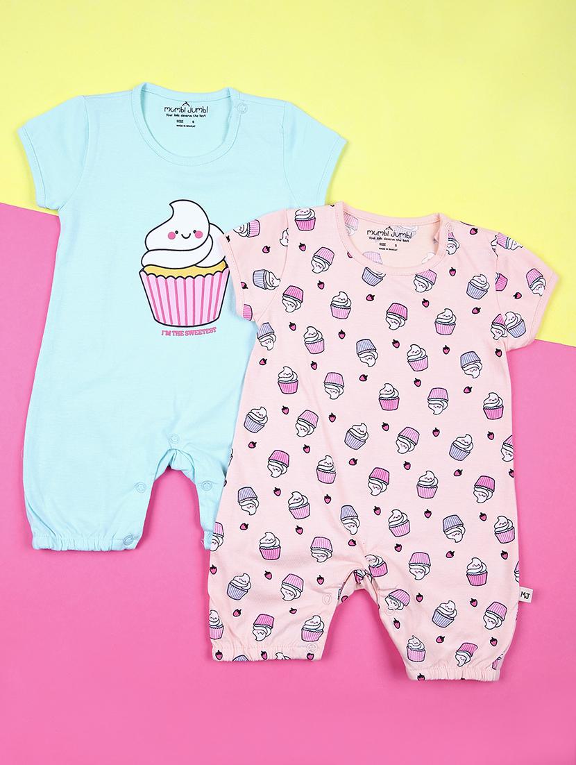 kids pack of 2 printed romper - 21498679 - Zoom Image - 0