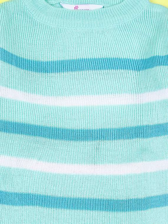 girls striped round neck sweater - 21498740 -  Standard Image - 3