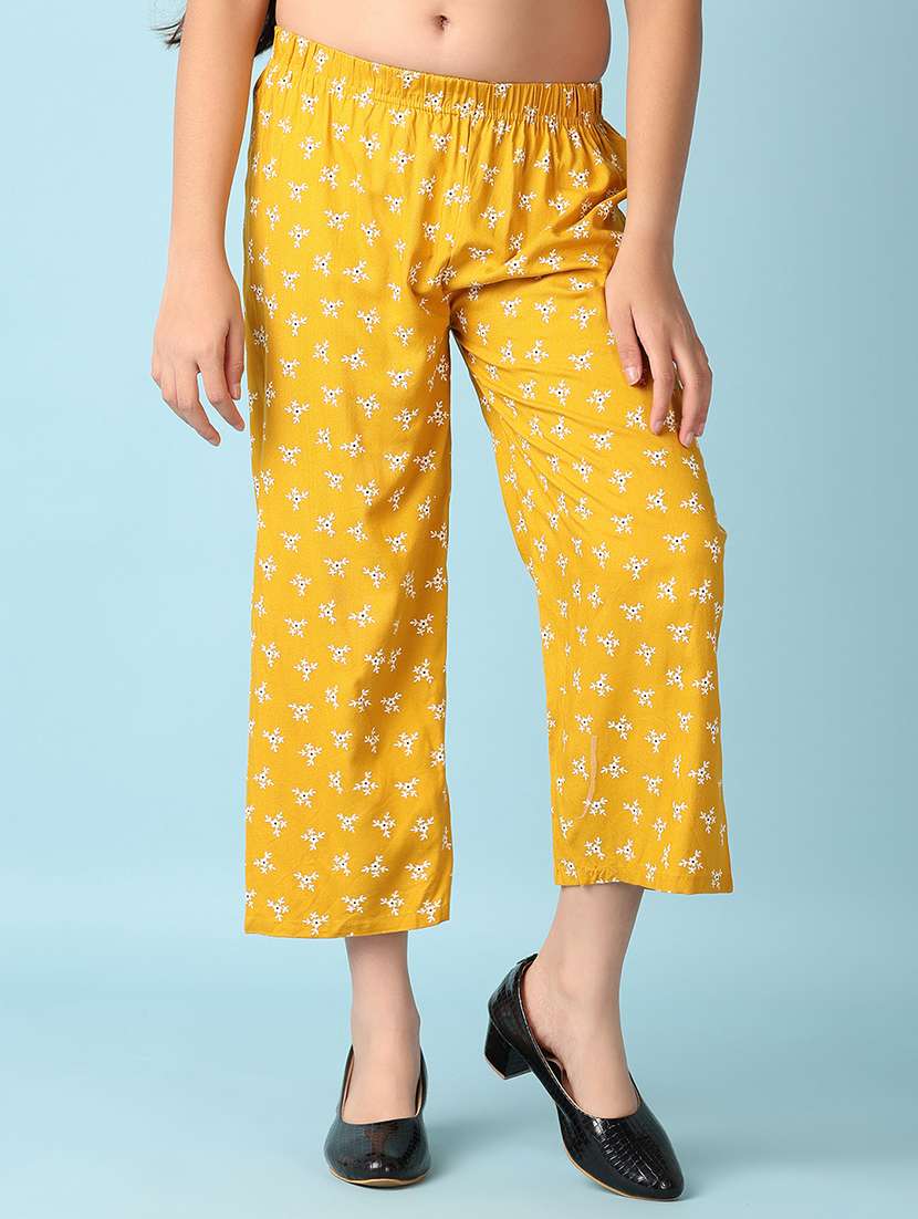 girls floral printed palazzo