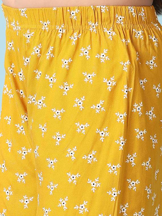girls floral printed palazzo - 21498747 -  Standard Image - 5