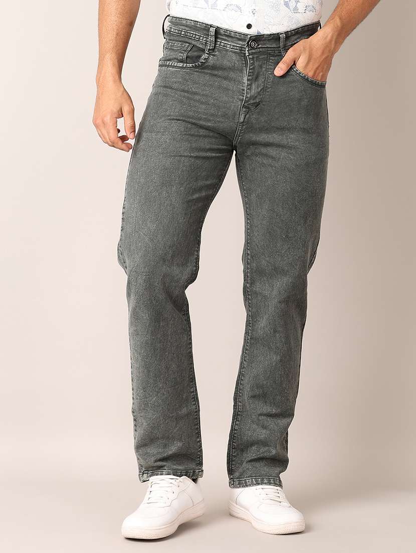 men grey denim jeans - 21498804 -  Zoom Image - 0