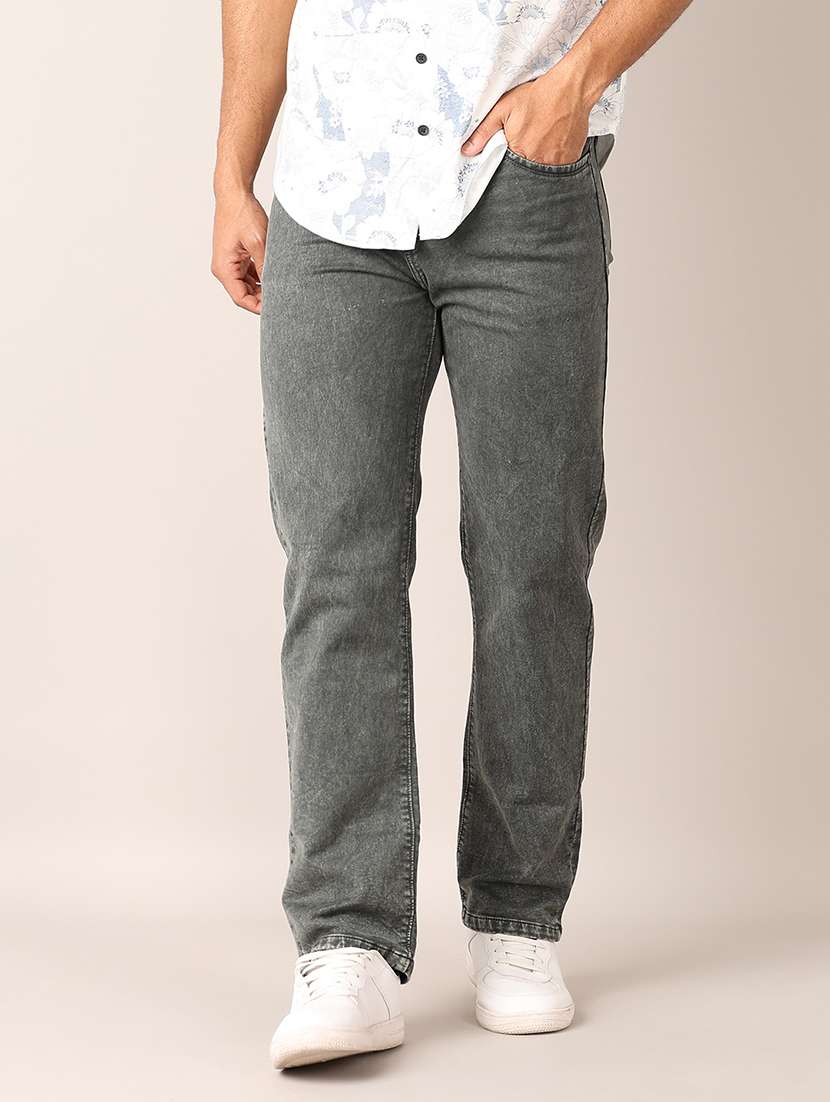 men grey denim jeans - 21498804 - Standard Image - 3