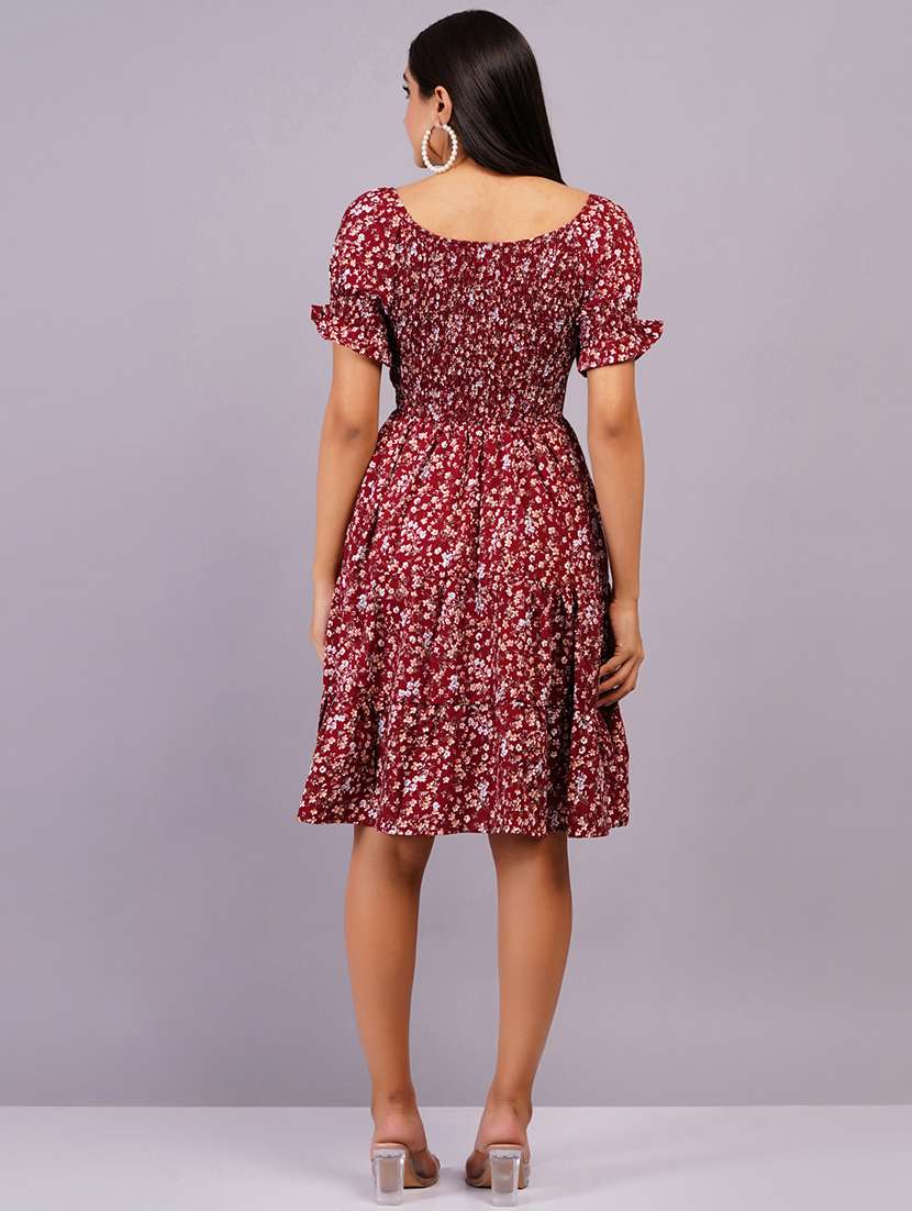 women floral printed tiered dress - 21499011 -  Standard Image - 3