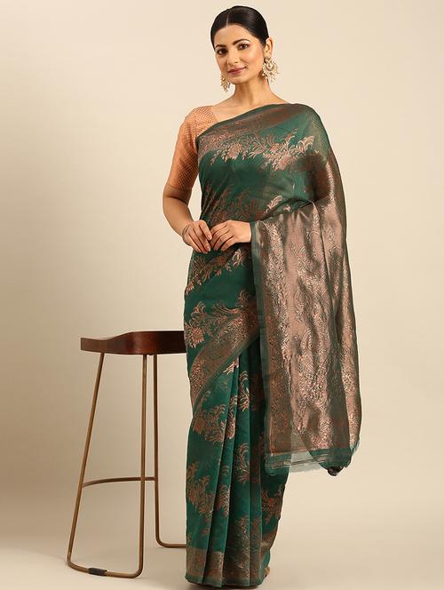 women self design banarasi saree with blouse - 21499984 -  Standard Image - 0