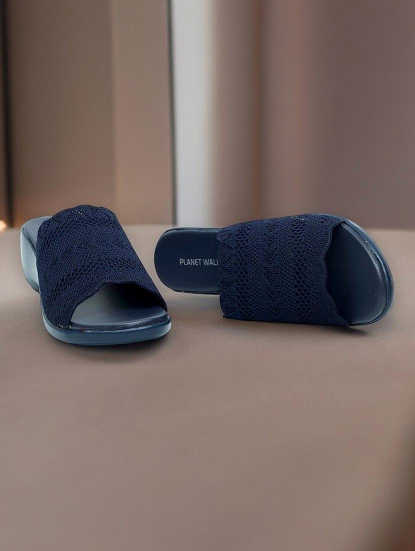blue mesh slip on sandals - 21500465 -  Zoom Image - 0