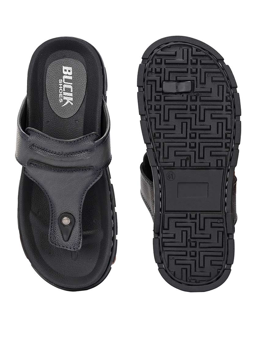 men grey slip on sandal - 21500682 -  Standard Image - 5