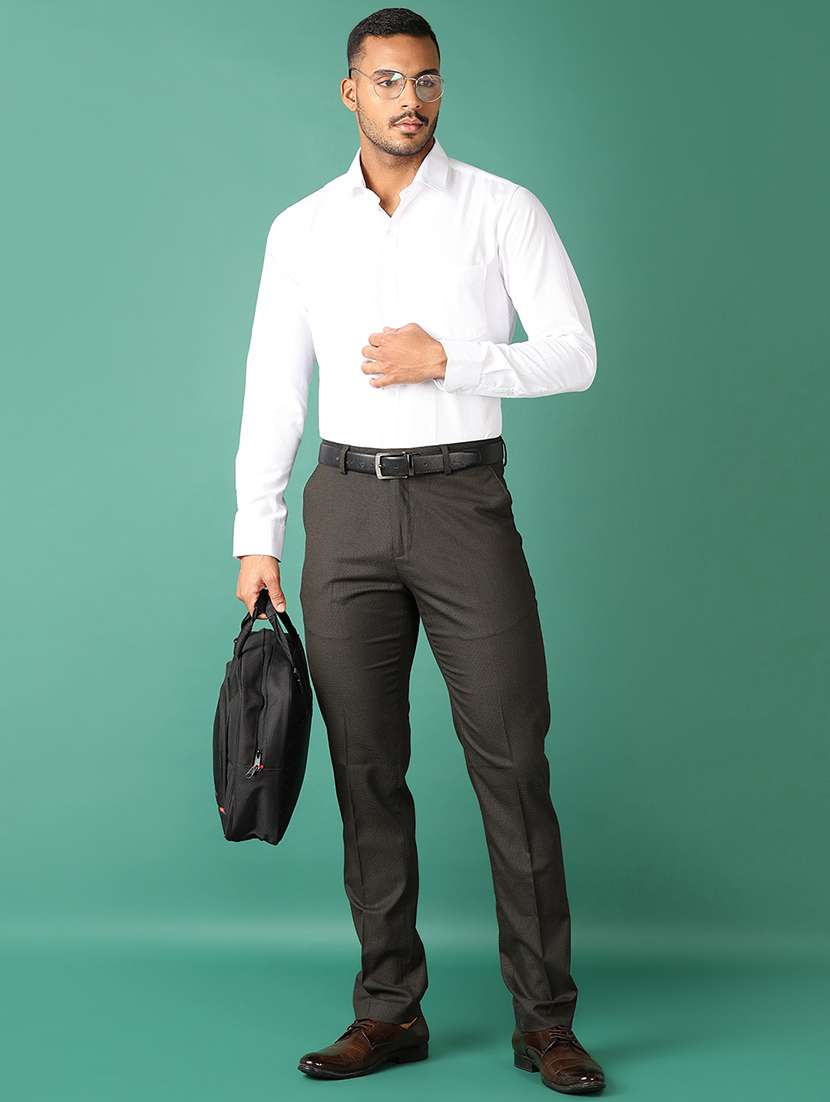 men self design long sleeves formal shirt - 21500859 -  Standard Image - 3