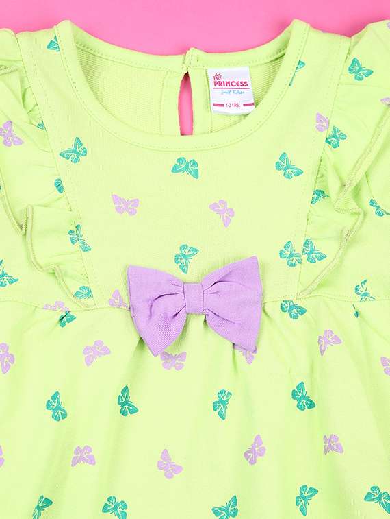 girls printed full lenght twin set - 21500863 -  Standard Image - 3