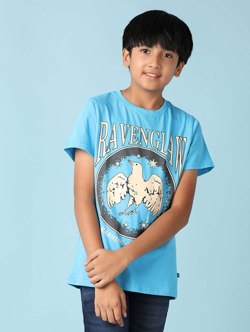 boys round neck graphic t-shirt