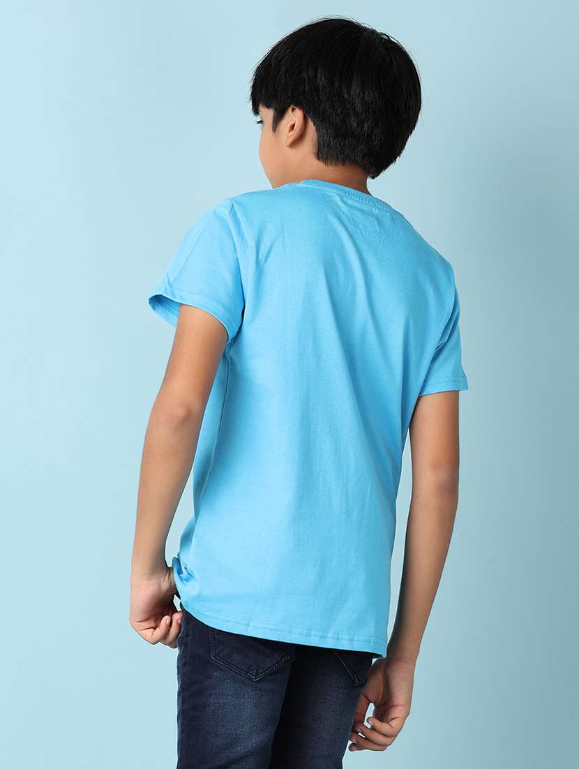 boys round neck graphic t-shirt - 21500901 -  Standard Image - 3