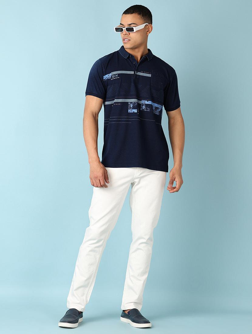 men short sleeves printed polo t-shirt - 21501002 - Standard Image - 3