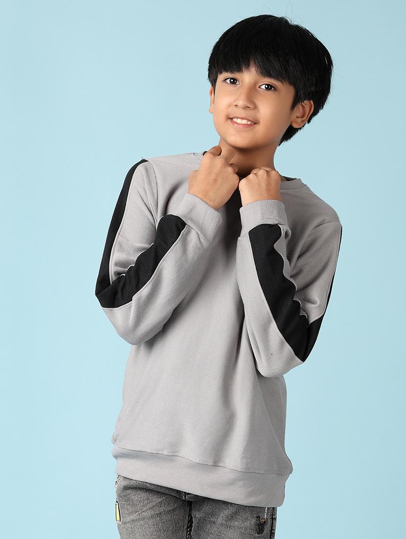 boys long sleeves tapered t-shirt - 21501768 - Zoom Image - 0