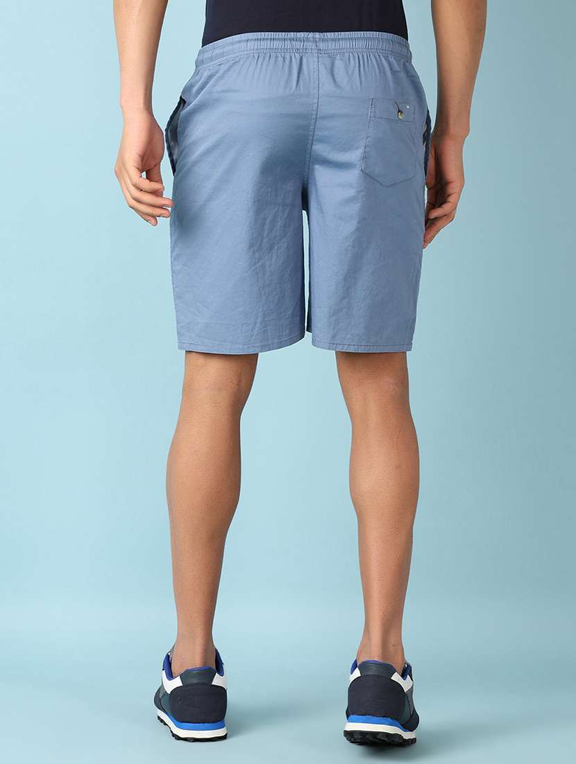 men light blue solid short - 21501805 -  Standard Image - 3