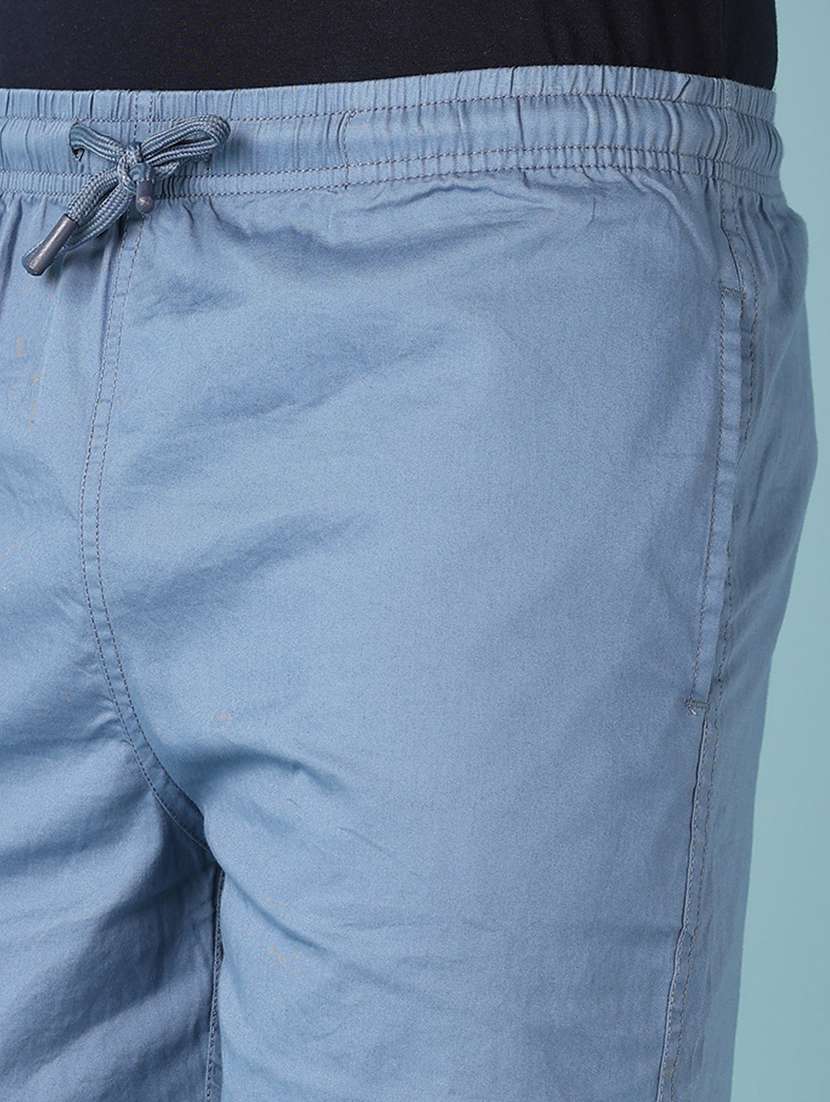 men light blue solid short - 21501805 -  Standard Image - 5