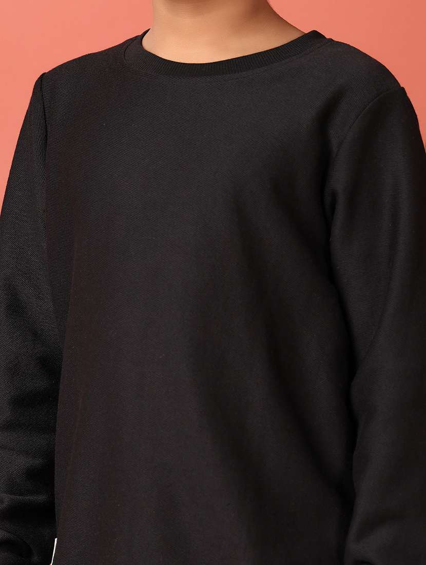 boys long sleeves plain t-shirt - 21501822 -  Standard Image - 5