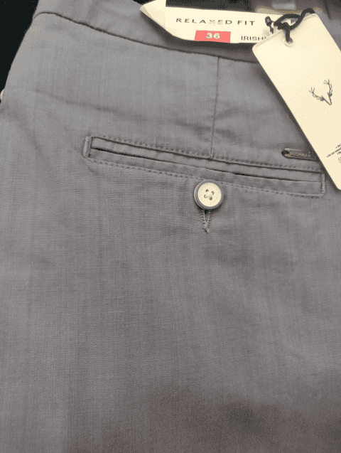 grey linen formal trousers - 21501864 -  Standard Image - 0