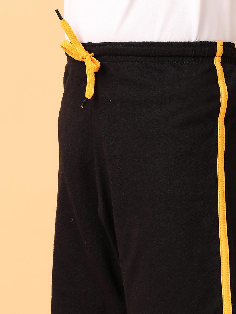 boys black solid shorts - 21502286 - Standard Image - 5