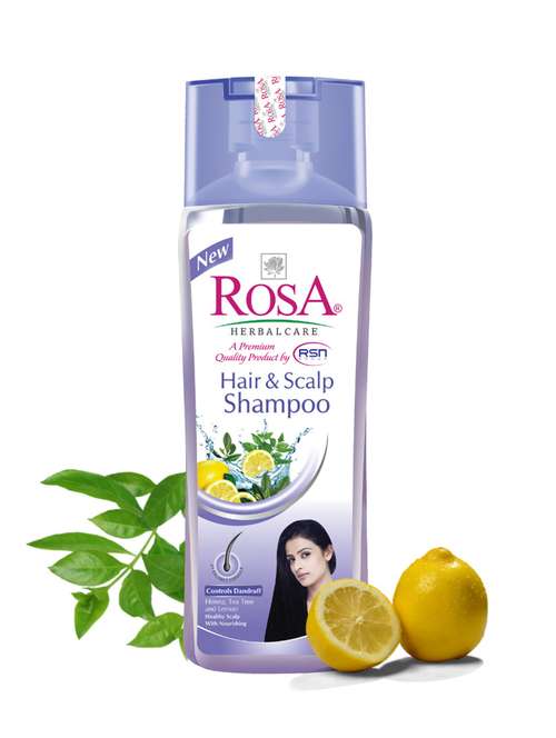 rosa hair & scalp shampoo with tea tree oil & lemon l dirt control dandruff from the scalp -1000 ml - 21502355 - Standard Image - 0
