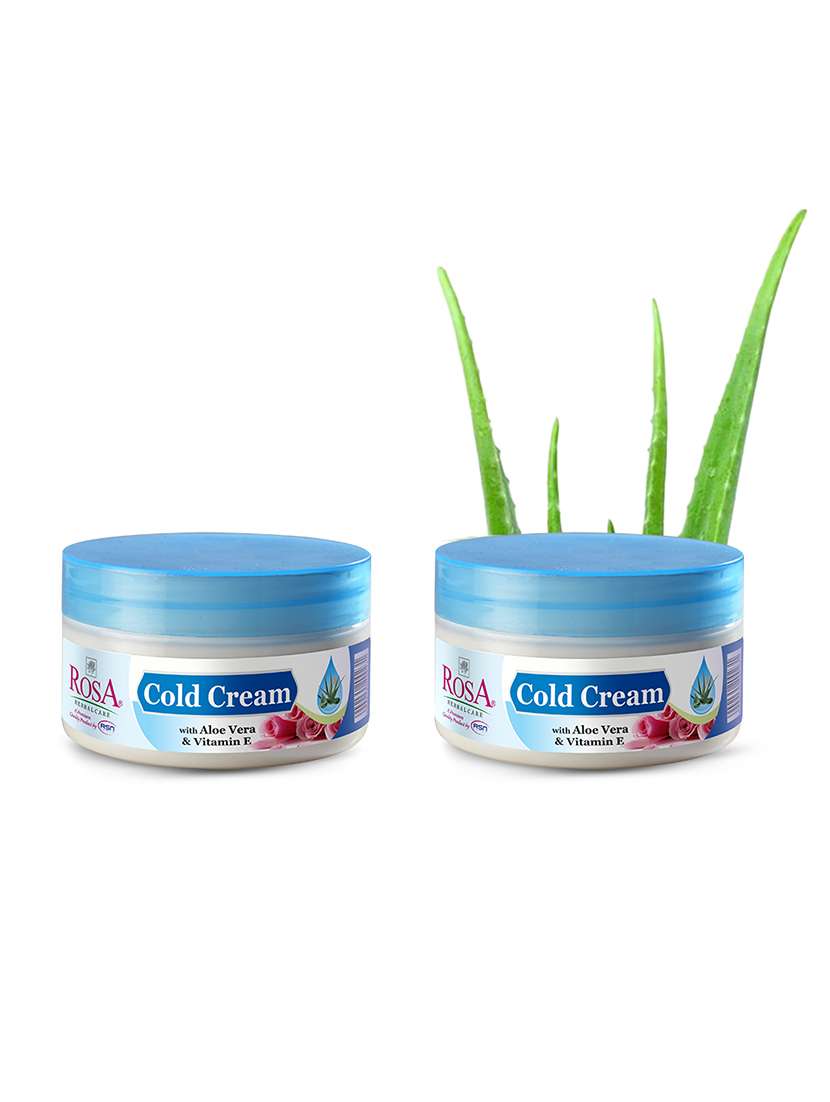 rosa cold cream with aloe vera and vitamin e l moisturizing and soothing