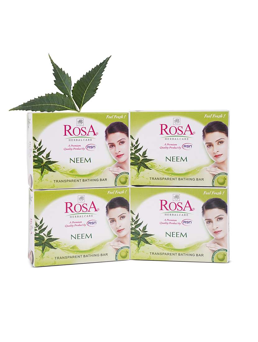 rosa transparent neem & glycerin gel soap i  skin condition