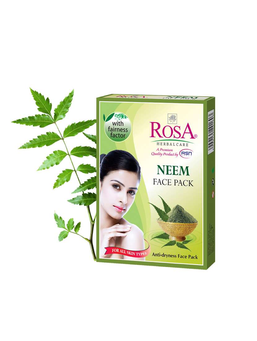 rosa neem face pack with tulsi i remove pimples & black