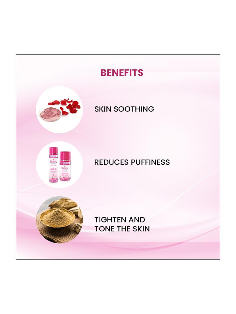 rosa rose face pack with sandal i glowing & tones up skin - 21502412 - Standard Image - 3