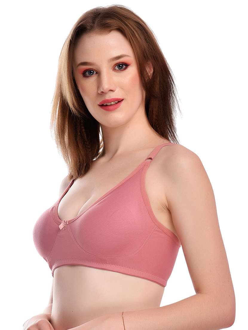 pack of 2 multi coloured hosiery t-shirt bra - 21502476 -  Standard Image - 5