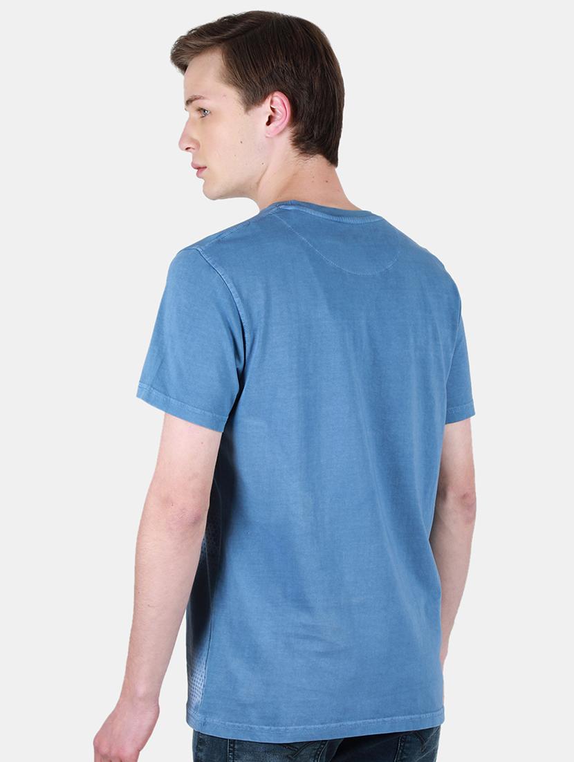 men round neck front print t-shirt - 21502526 - Standard Image - 3