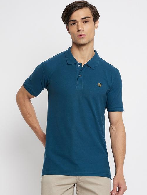 men polo neck plain t-shirt - 21502540 -  Standard Image - 0