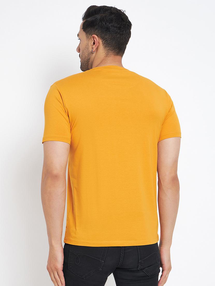 men round neck front print t-shirt - 21502551 - Standard Image - 3
