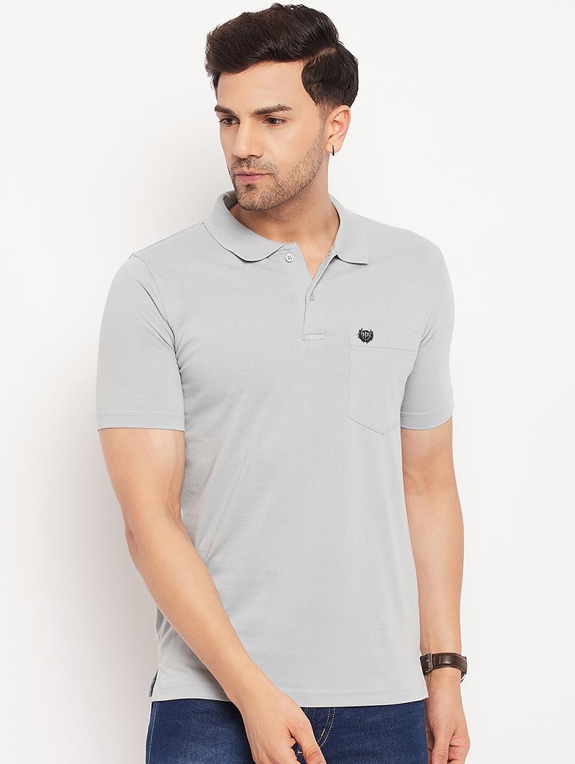 men polo neck plain t-shirt - 21502587 - Zoom Image - 0