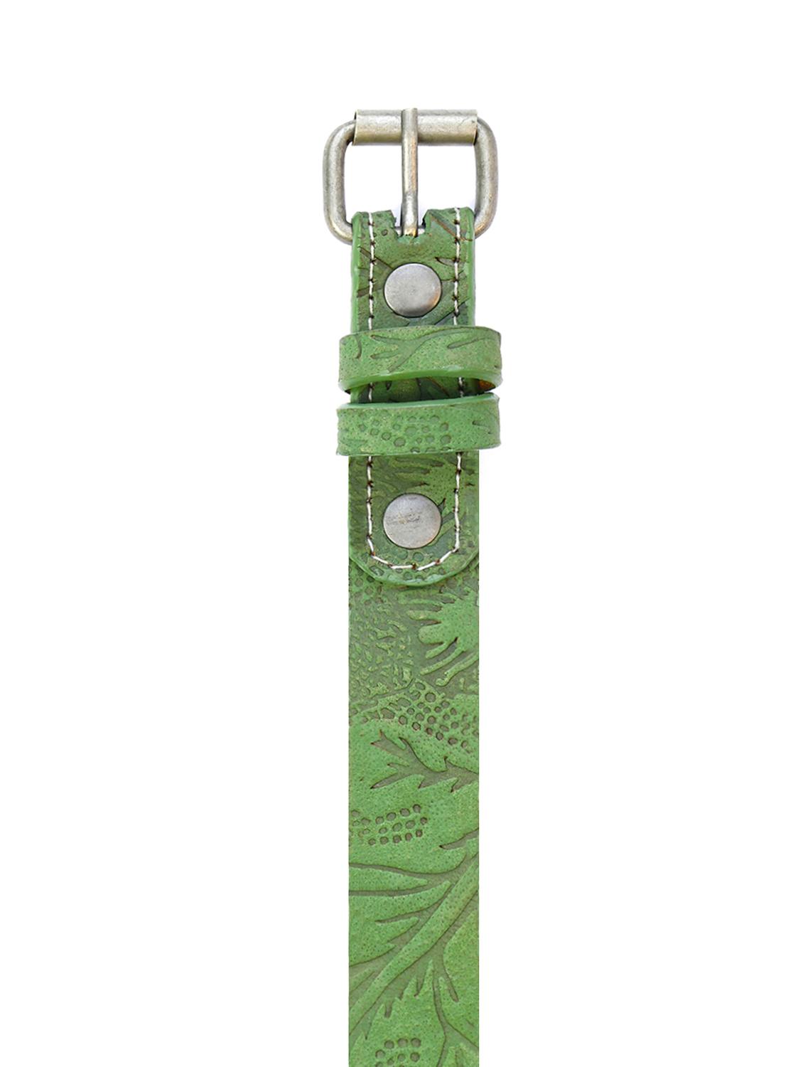 aditi wasan women leather embossed belt - 21502678 - Standard Image - 3