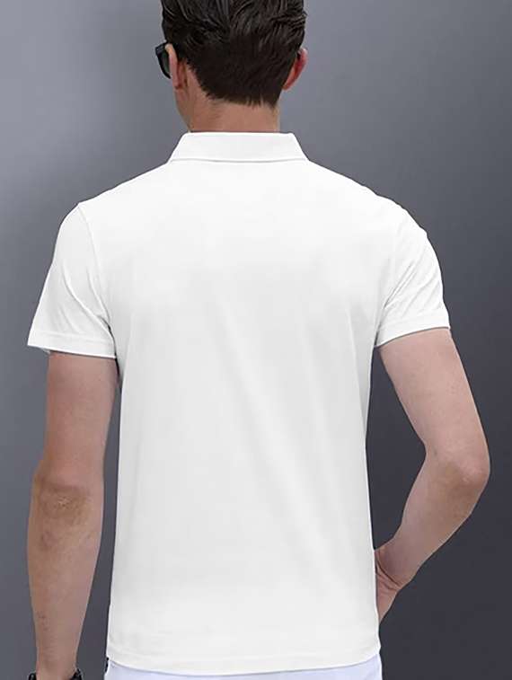 men checks short sleeve polo t-shirt combo - 21502732 -  Standard Image - 3