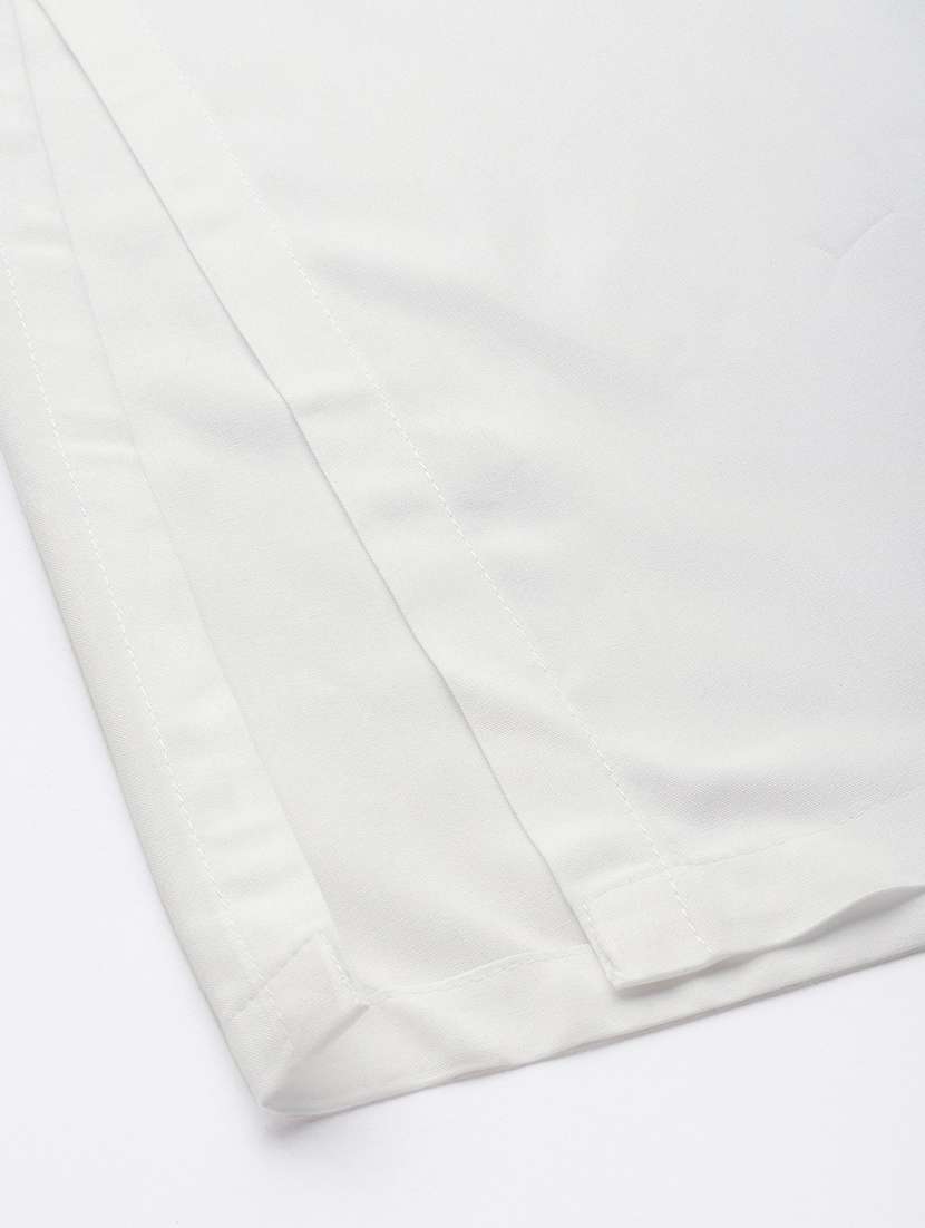 women high-rise solid wide leg trouser - 21502807 -  Standard Image - 5