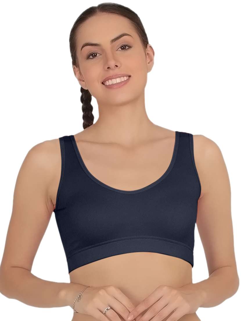 women solid full coverage sports bra - 21502824 -  Zoom Image - 0