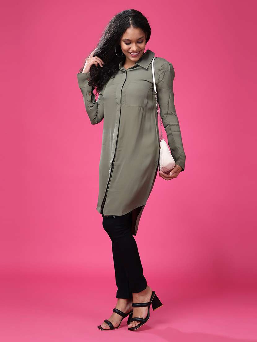 grey polyester regular top - 21503121 - Standard Image - 5
