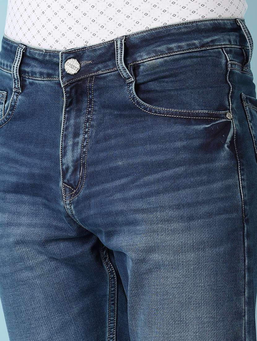 men solid mid rise slim fit jean - 21503578 - Standard Image - 5