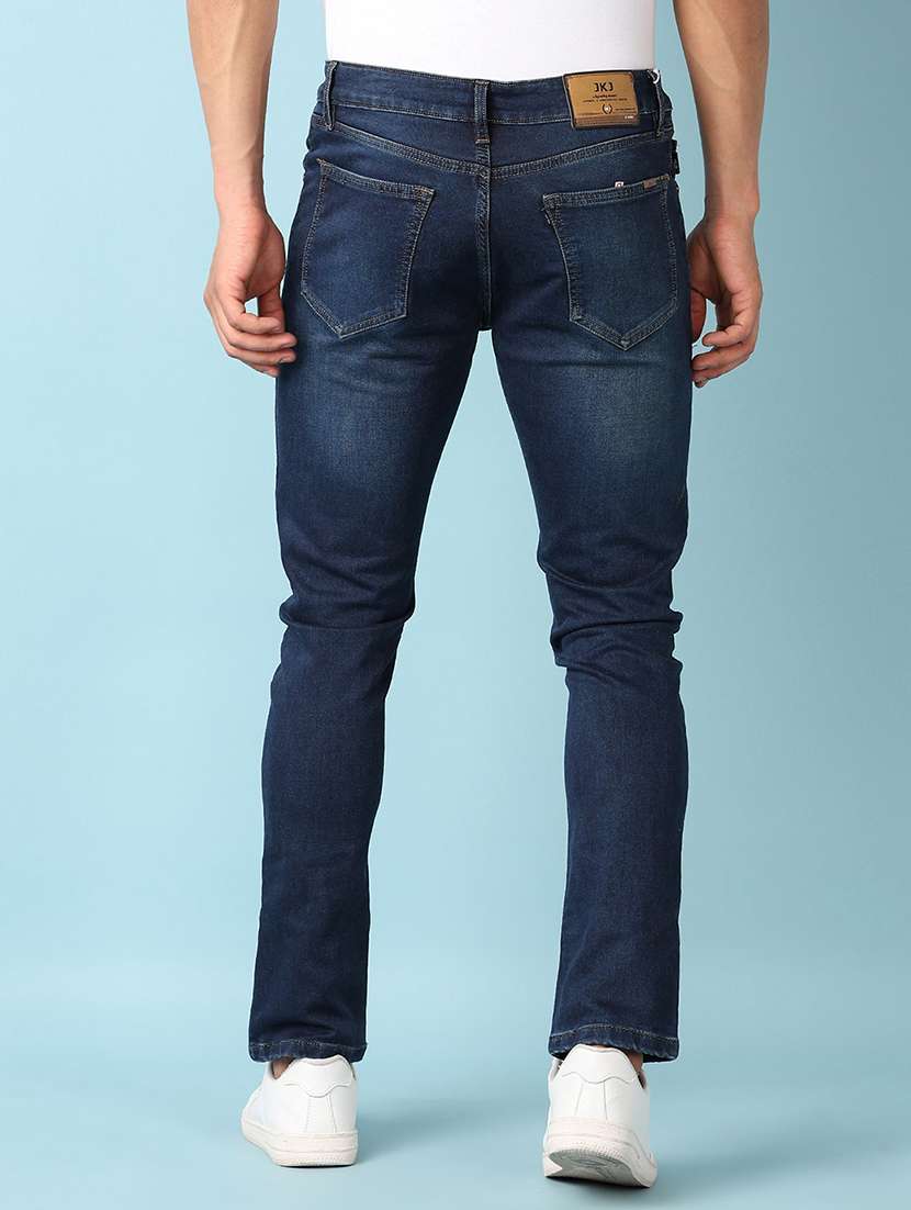 men solid mid rise slim fit jean - 21503581 - Standard Image - 3