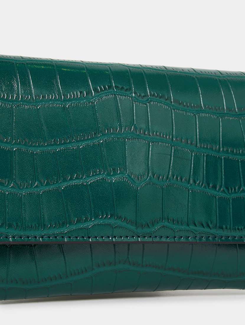 women teal pu sling bag - 21503958 -  Standard Image - 3