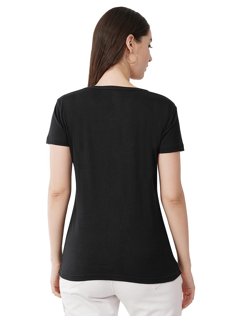 women printed short sleeves t-shirt - 21504449 - Standard Image - 3