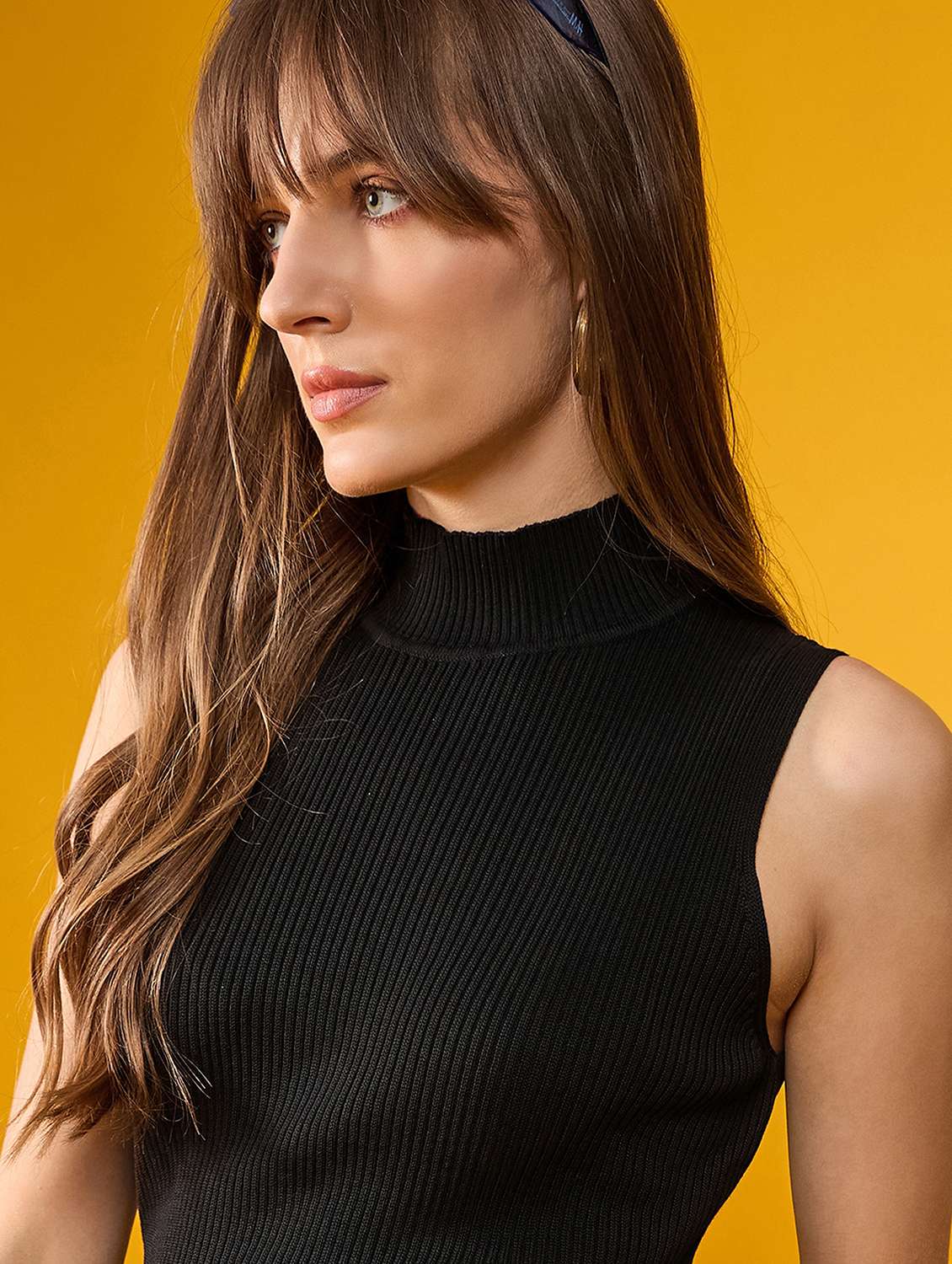 women black cotton regular top - 21505149 -  Standard Image - 3