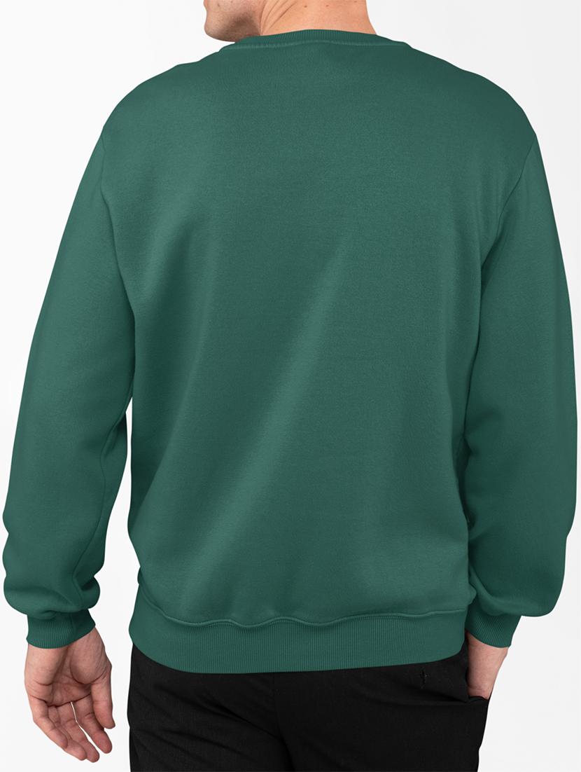 men chest print round neck sweatshirt - 21505161 - Standard Image - 3