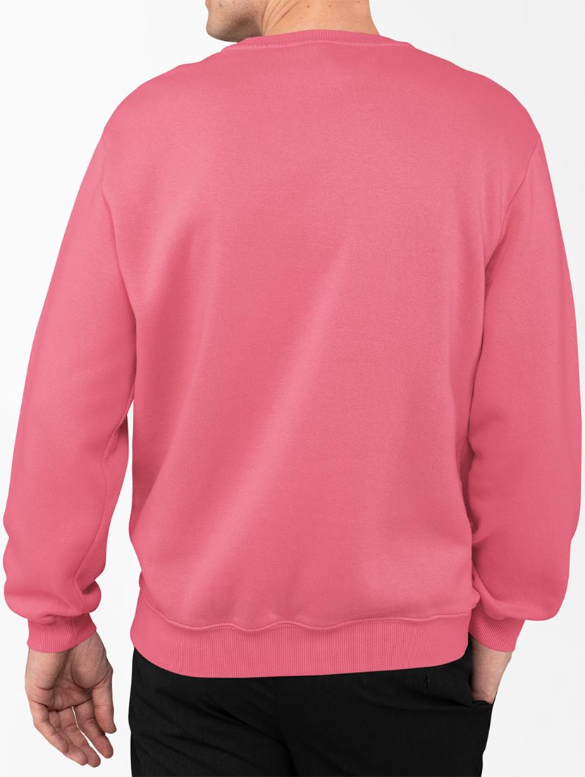 men chest print round neck sweatshirt - 21505165 - Standard Image - 3