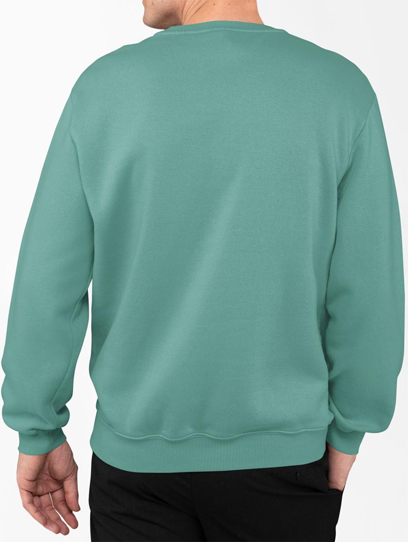 men chest print round neck sweatshirt - 21505166 - Standard Image - 3