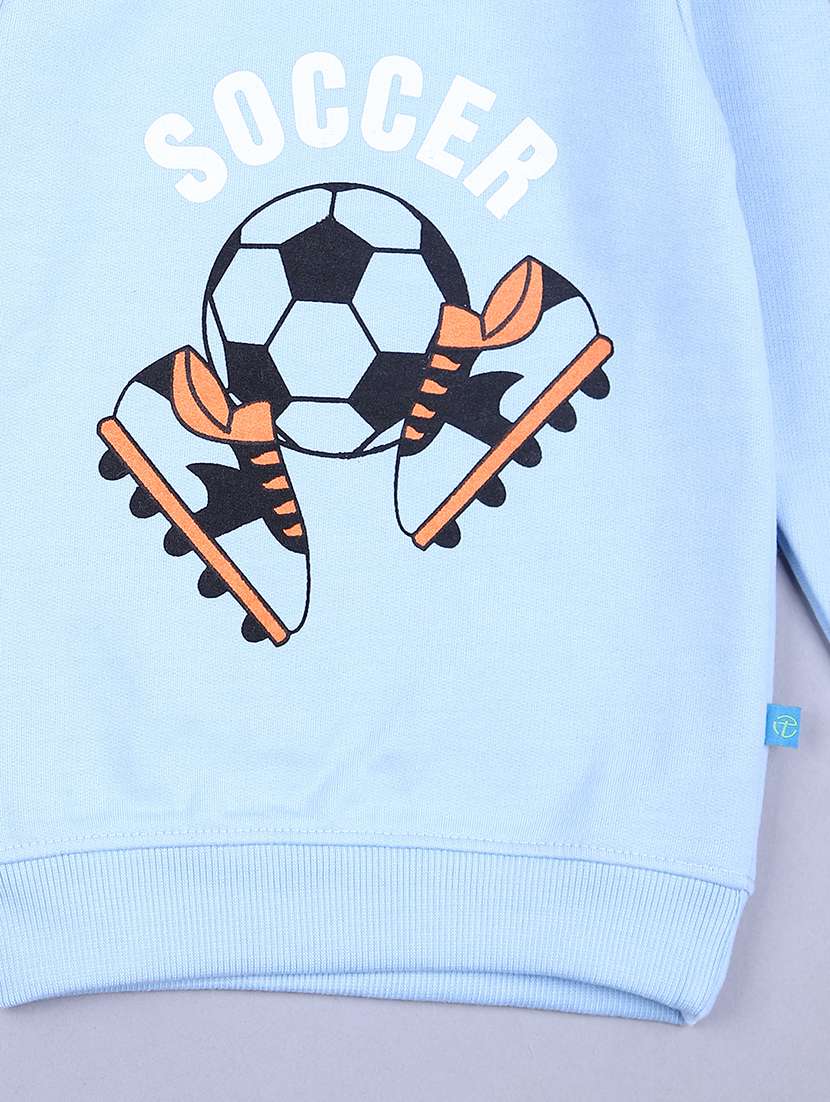 boys front print long sleeve sweatshirt - 21505486 -  Standard Image - 3