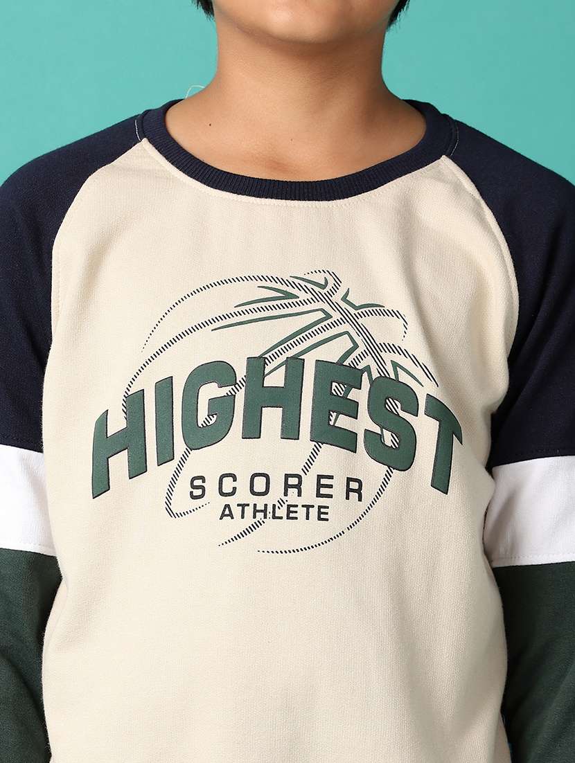 boys front print long sleeve sweatshirt - 21505495 -  Standard Image - 5