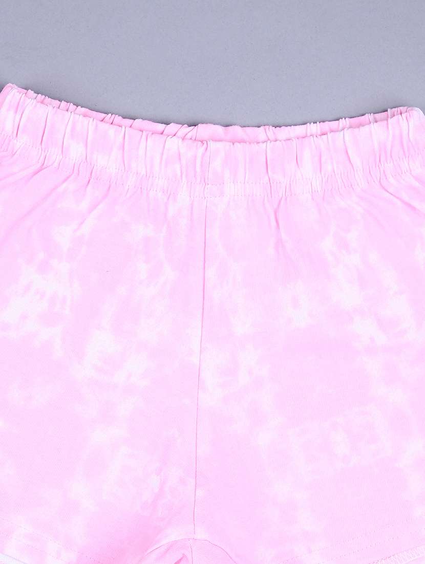 girls printed shorts twin set - 21505563 -  Standard Image - 3